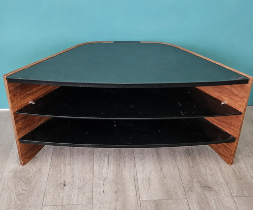 Techlink curved walnut effect - walnut,