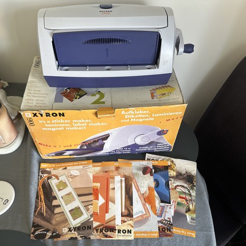 Xyron model 900 - manual, machine