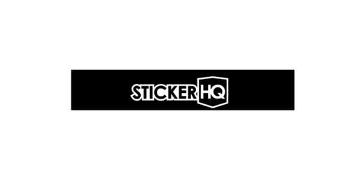 Sticker sunstrip - sticker,