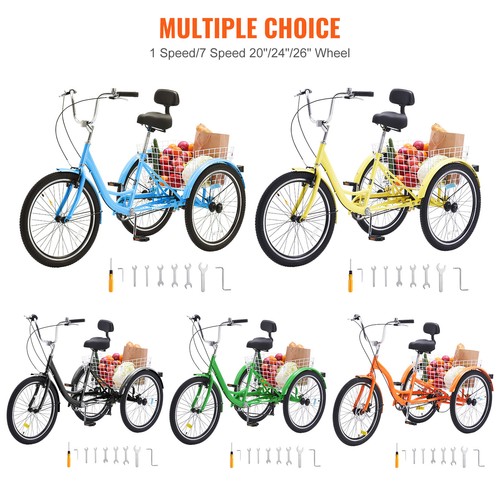 26 adult trike - 20"/24"/26"adult,