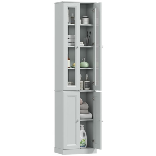 Homcom tall bathroom storage - bathroom,
