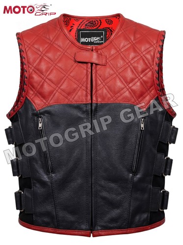Men swat leather - men's, red