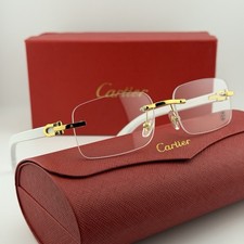 Cartier Rimless White Horn