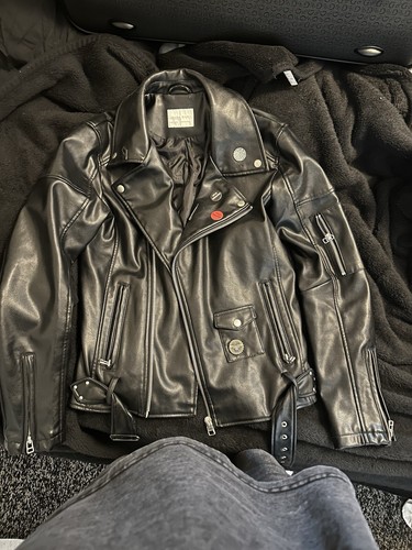 Biker leather jacket - biker,