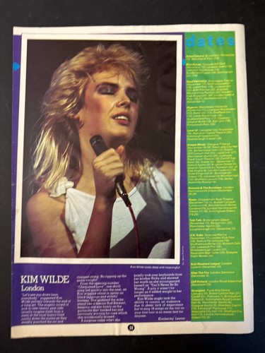 Kim wilde london gig review - -,