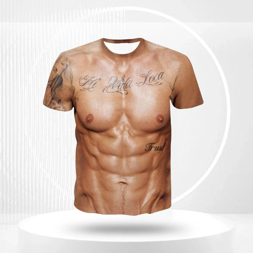 Funny muscle printed men - muscle,