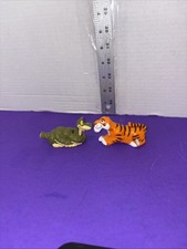VINTAGE (1980s) Disney KAA & Shere Khan Jungle Book Snake PLASTIC WIND UP TOY