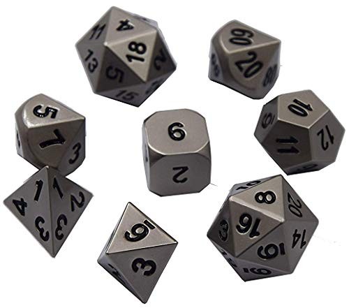 Metal dice set case - metal,