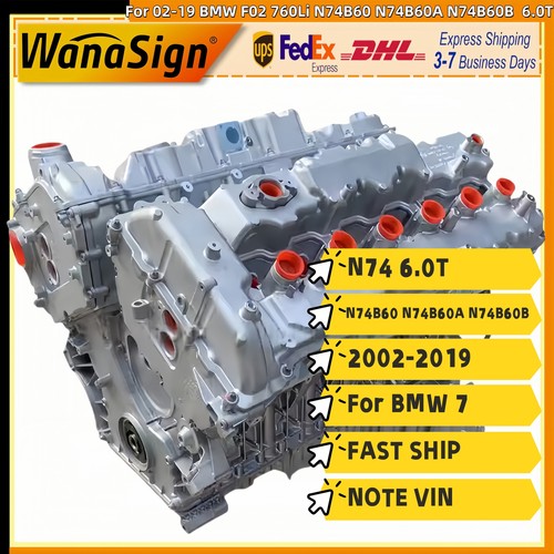 Long block engine assembly - long, for