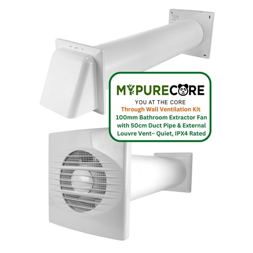 Bathroom extractor fan kit - fan,