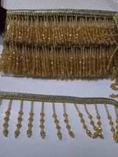 2 yards dull gold trim with