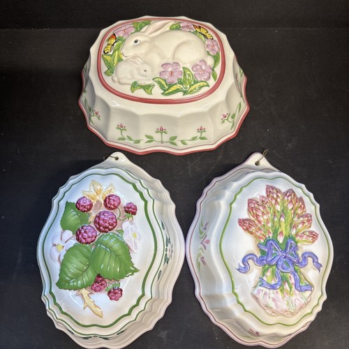 Set ceramic jelly moulds - ceramic,