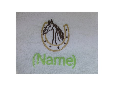 Personalised baby hooded bath - hooded,