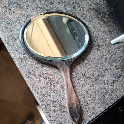 Old vintage oval hand - oval,