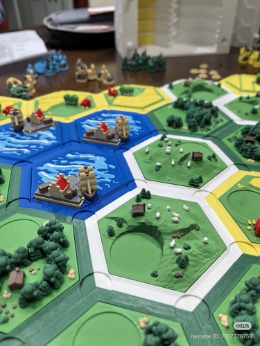 Printed the settlers of - 3d,