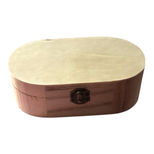 Wooden craft boxes with clasp - wooden,