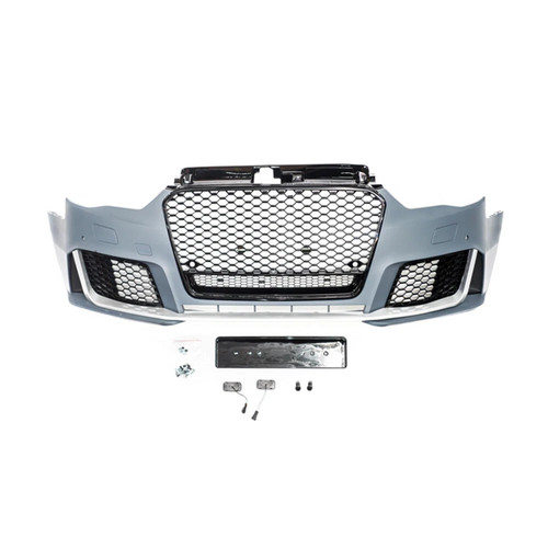 Front bumper rs3 style with - front,