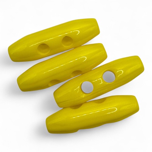 Plastic toggle buttons 38mm - plastic, buttons,