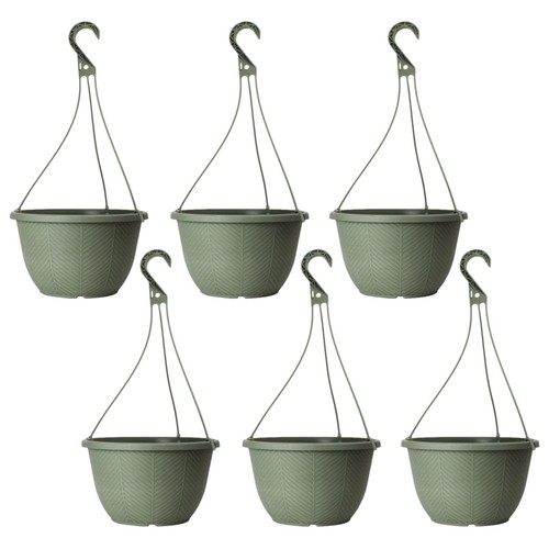 Round plastic green hanging - plastic,