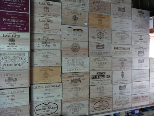 Wooden wine box crate 12 - box,