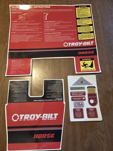 Troy bilt horse tiller - horse, opc