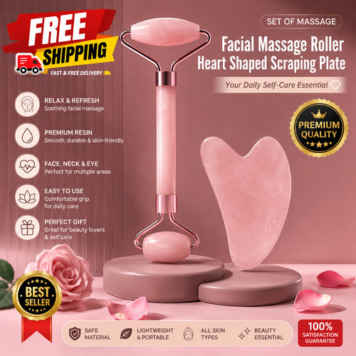 Jade roller face - face, massage