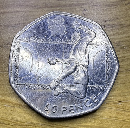 2011 olympic 50p fifty - 50p, pence
