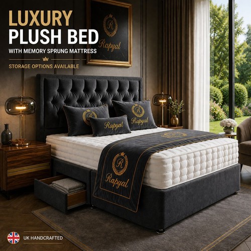 Luxury divan bed set with - luxury,