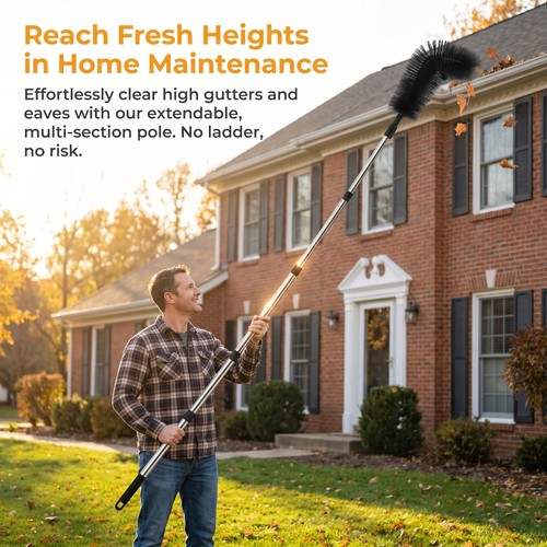 1set gutter cleaning brush - gutter,