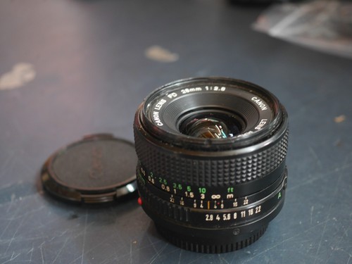 Canon 28mm fd wide - f/2.8, angle