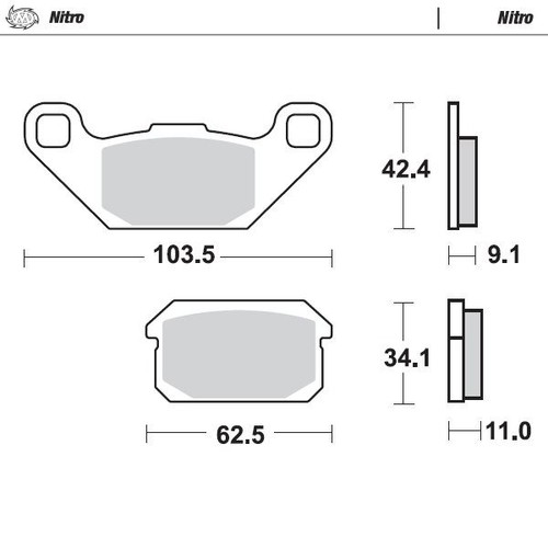 Moto master rear nitro - moto-master,