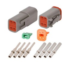 DEUTSCH DT SERIES MULTI PLUG WATERPROOF CONNECTOR 4 WAY PIN KIT