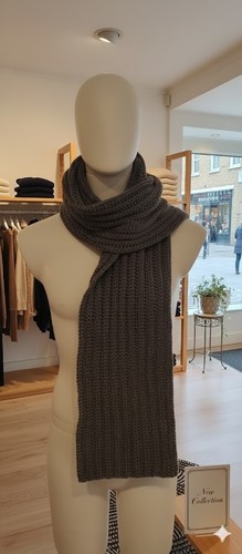 Hand crocheted chunky ribbed - chunky,