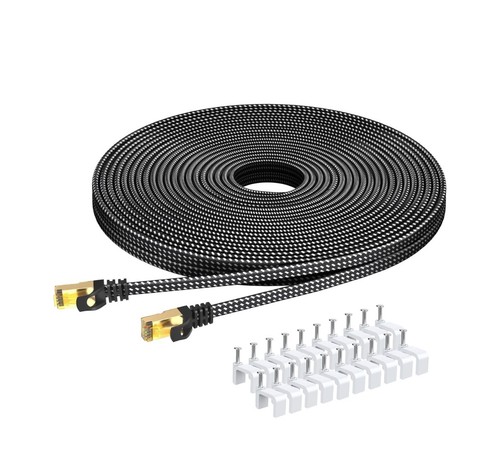 Cat ethernet cable 20m nylon - 20m,