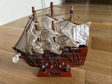 Wooden sailing ship model -