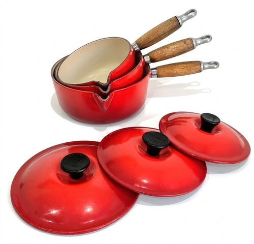 Creuset cast iron saucepan - le,