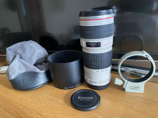 Canon EF 70-200mm F4 L USM Telephoto Zoom Lens & Hood 