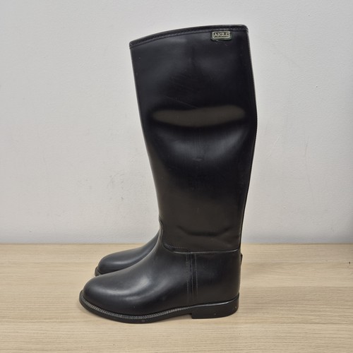 Aigle wellies black rubber - wellies,