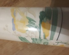 Vintage LAURA ASHLEY  1 Roll Of Sweet Pea Wallpaper In  Colours Blue And Yellow