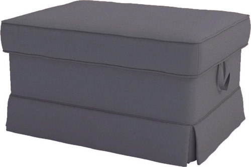 Custom dark gray slipcover - slipcover, for