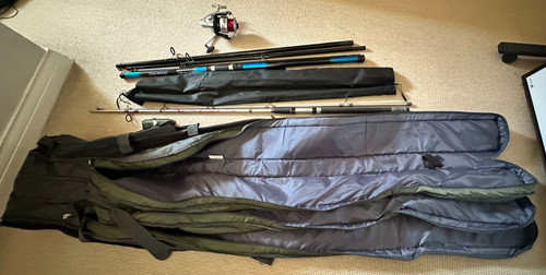 Sea fishing rod reel dam - sea,
