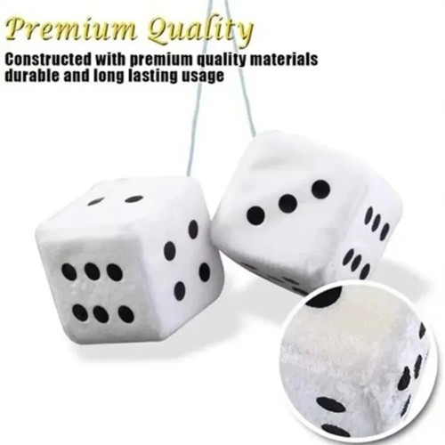2pcs auto soft fuzzy dice - auto,