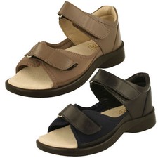Ladies Equity Wide Fit Sandals Jasmine