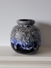 West German Fat Lava Vase