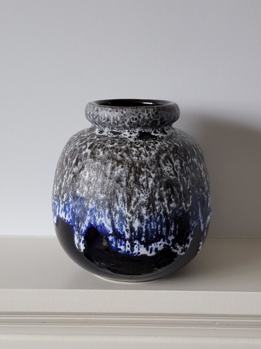 West german fat lava vase - west,