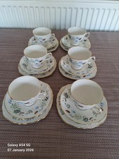 6 Trio's of Colclough Bone