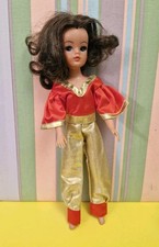 Vintage Faerie Glen Doll Circus Outfit Red Top Gold Trousers 1970s - No Doll