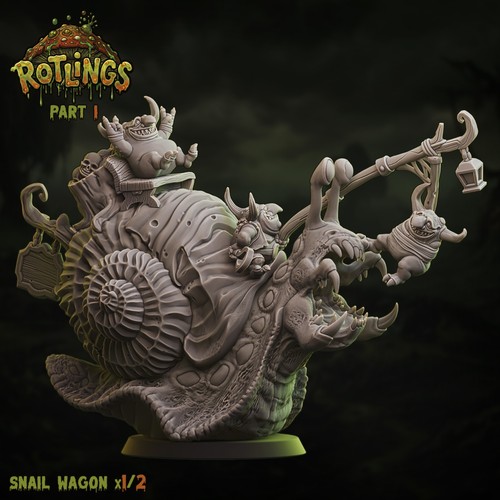 Rotlings snail wagon - snail, ugni