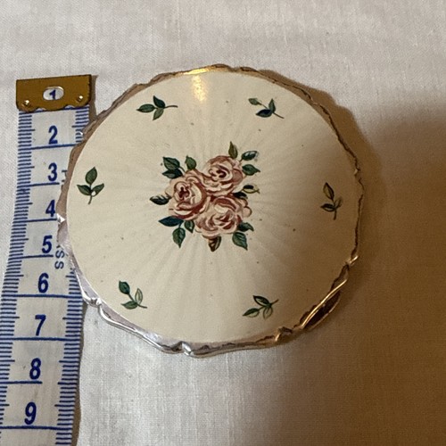Vintage stratton brass powder - stratton,