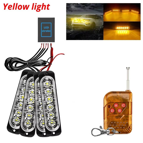 24led wireless car strobe - wireless,